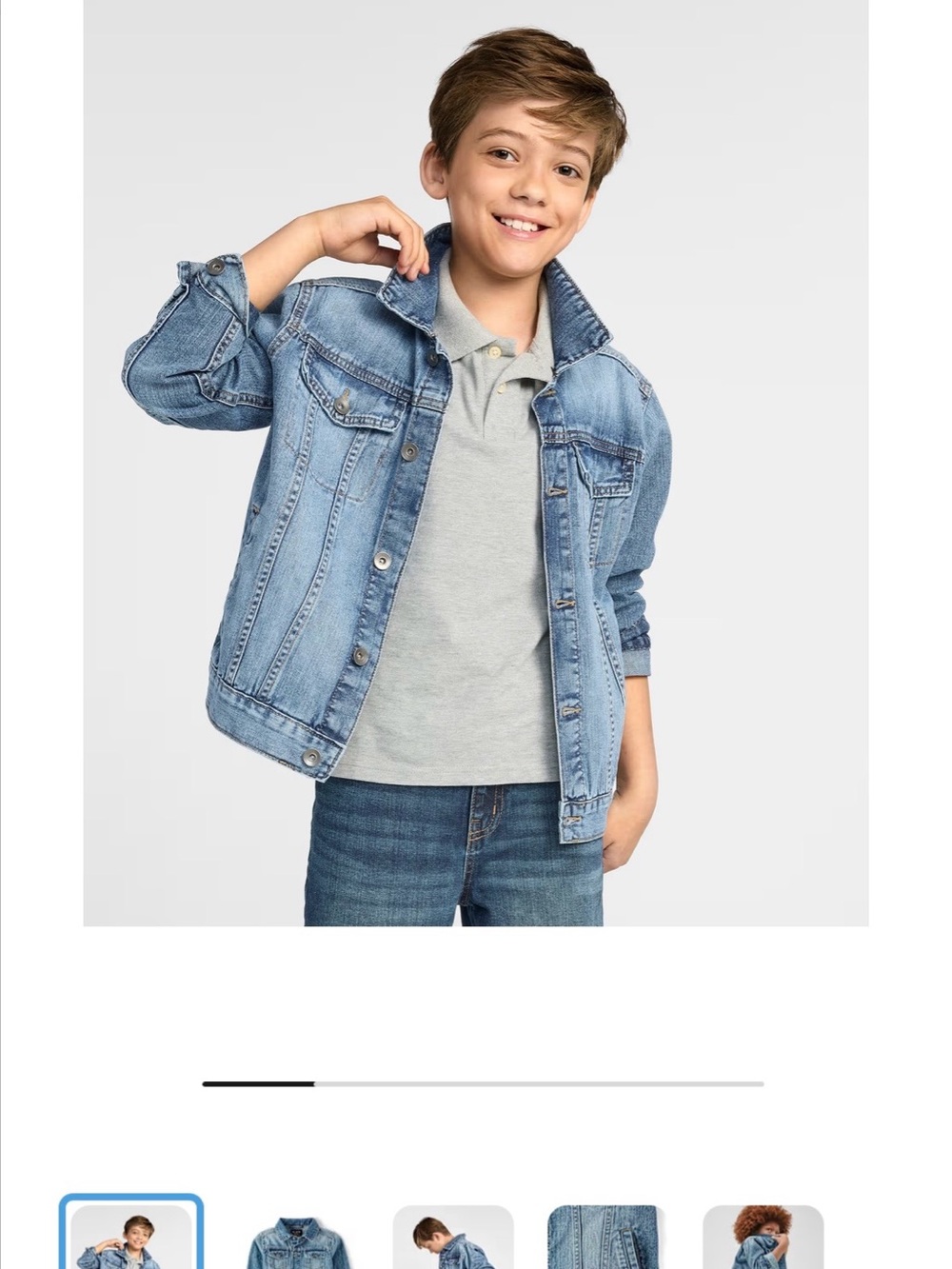 Boys Denim Jacket (light blue)
